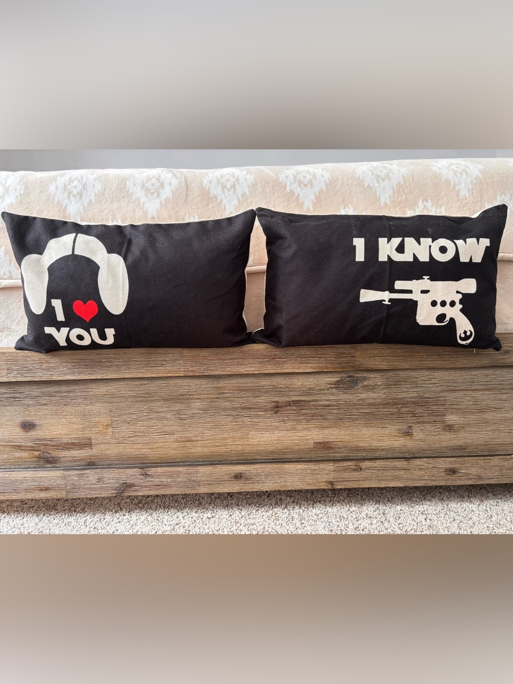 Star Wars Set of 2 Lumbar Throw Pillows
